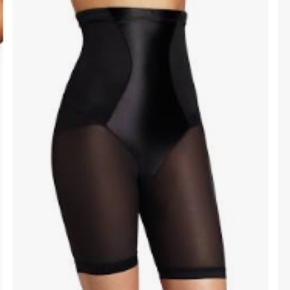 Flexees Maidenform Easy Up Hi Waisted Shaper Thigh Slimmer S - Picture 7 of 7